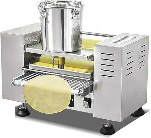Automatisk Crepe-maskin 2200 W, justerbar hastighet och temperatur, för bagerikafé för att göra Mille Crepe Cake