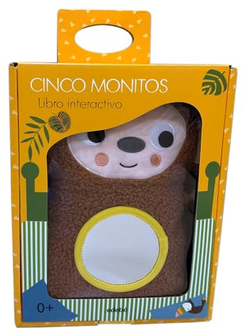 CINCO MONITOS (LIBRO INTERACTIVO PARA BEBÉS) (LIBROS PARA BEBÉS)