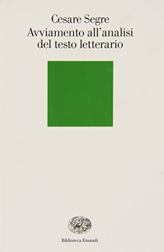 Avviamento all'analisi del testo letterario