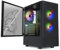 EMPIRE GAMING - Boitier PC Gamer Sapphire - ARGB Moyenne Tour ATX/Micro-ATX/ITX - Porte Latérale en Verre Trempé - 3 Ventilateurs 3 pins 5 Volts LED RGB Adressable 120MM - MB Sync - Noir