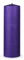 HS Candle Bougies piliers « violettes », diamètre : 7 x 20 cm, bougies en cire, longue durée de combustion jusqu'à 65 heures, non parfumées, plusieurs couleurs/tailles