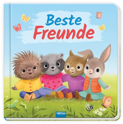 Trötsch Pappenbuch mit Reimen Beste Freunde: Beschäftigungsbuch Kinderbuch Geschichtenbuch