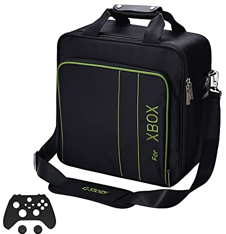 G-STORY Borsa per Xbox, Borsa da trasporto per Xbox Series X Series S, Borsa da viaggio, Custodie per Xbox Series X / S Console, Controller e Accessori di gioco, Controller Skin*1 Inclusa