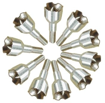 12 Pièces 100/125 Grains Marteau de Tir à L'Arc Pointes Larges Chasse Petit Gibier Pointes de Flèche Pointes de Flèche Vis à Point émoussé pour la Pratique de la Chasse Tir (125 grains, Argent)