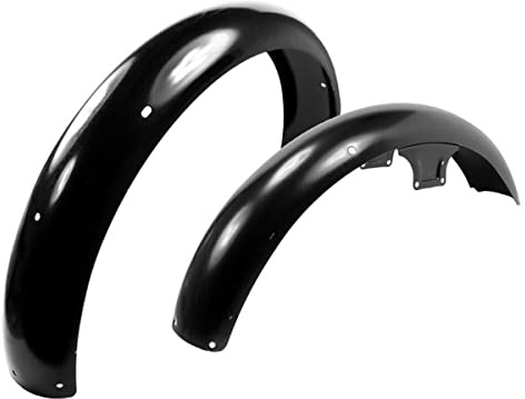 Schutzblech vorne + hinten kompatibel mit Simson S50/ S51/S70 Kotflügel Schmutzfänger sw