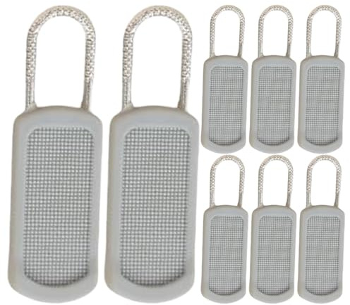 Giwuence Tirettes de fermeture éclair, remplacement de tirette de fermeture éclair | Languettes de détachables - Accessoires de traction de sac à dos, 10 pièces de rechange, curseur