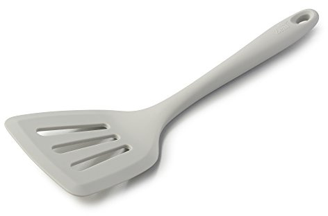 Zeal Silicone Non-Stick Slotted Fish Slice/Cooking Turner (30cm) -French Grey
