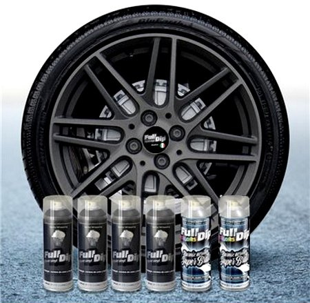 Sophisticauto Full Dip Packs Ahorro Llantas 6 Sprays Antracita Metalizado Brillo