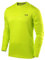 TCA Element Sport Langarmshirt Herren - Funktionsshirt mit Rundhalsausschnitt - Laufshirt Running Shirt atmungsaktiv - Langarm Sportshirt - Sport Oberteil - Licht Grün, XL