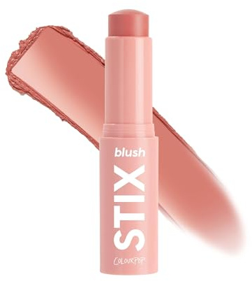 ColourPop Blush Stix - Cream Blush Stick with a Blendable, Hydrating Formula and Natural, Skin-Like Finish - Glowy Summer Makeup for Cheeks, Eyes & Lips - 25/8 (0.28 oz)