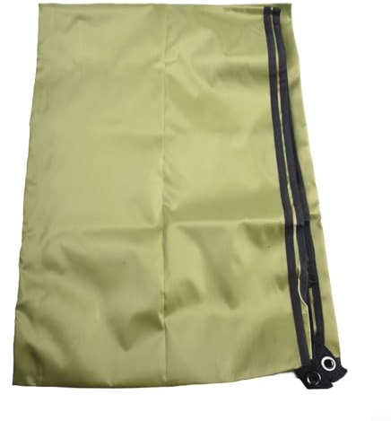 Yuanpgky Bâche de camping imperméable en polyester avec 6 points d'attache pour protection contre la pluie et le soleil, tapis de pique-nique et couverture de plage, 200 x 140 cm (vert 150 x 210 cm)
