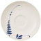 Villeroy und Boch Vieux Luxembourg Brindille Untertasse, 14 cm, Premium Porzellan, Weiß/Blau
