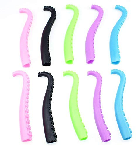 Carykon Lot de 10 marionnettes à doigts en forme de poulpe - Couleurs assorties