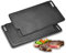 Velaze Cast Iron Griddle & Grill Pan for Gas & Electric Hobs - 45.5 x 26cm, Double-Sided Usable for BBQ, Camping & Garden