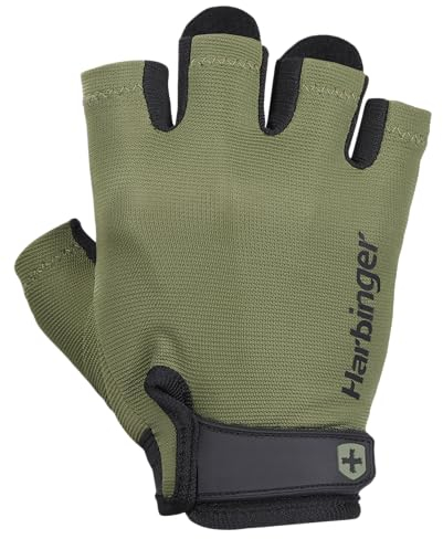 Harbinger Power 2.0 Handschuhe für Gewichtheber, Unisex, Grün, X-Large