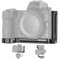 NEEWER Schnellwechsel Kamera L Halterung,Kompatibel mit Nikon Z5 Z6 Z7 Z6 II Z7 II,Aluminium Kameraplatte mit Anti Twist Pin,1/4 Gewinde,Arca Typ Schwalbenschwanz für YouTube Videos&Fotografie,CA001L