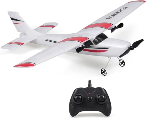GoolRC RC Plane, 2.4GHz 2 Channel Remote Control Airplane, EPP Foam Airplane Glider, Easy to Fly RC Aircraft for Beginners and Adults