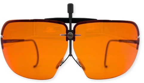 Myrò - Gafas de Tiro y Polígono Deportivo modelo Roma con Lentes Intercambiables de Color NARANJA de Alto Rendimiento Fabricadas en Italia