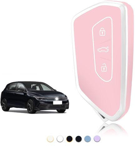 TOOMUME Nyckelfodral för Volkswagen VW Golf 8 MK8, Cupra Born Formentor, Seat Leon MK4 Ateca Tarraco, Skoda Octavia Atlas - Fjärrkontroll Smart Key