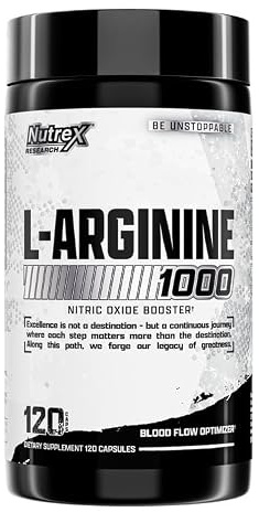 Nutrex Research, L-arginina 1000-120 cápsulas