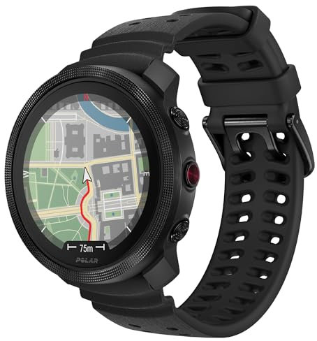 POLAR Vantage M3 – Multi-Sport Smartwatch with AMOLED Display, Dual-Frequency GPS, Turn-by-Turn Navigation, Up to 7-Day Battery Life, Black