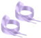 sourcing map 47 Satin Ribbon Shoelaces, 3/4 Wide Silk Flat Shoe Laces Shoestring Silky Sneakers Shoelaces for Girls Women Shoe Decoration, Light Purple