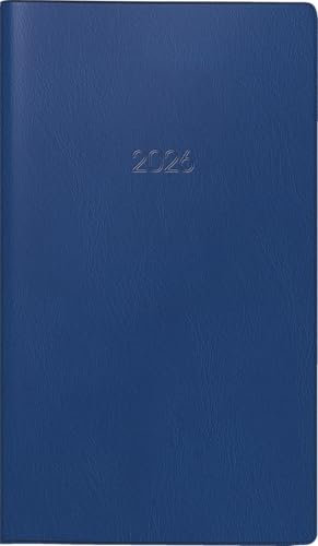 BRUNNEN Taschenkalender Mod. 753 '26 | A6, Kunststoff, dunkelblau