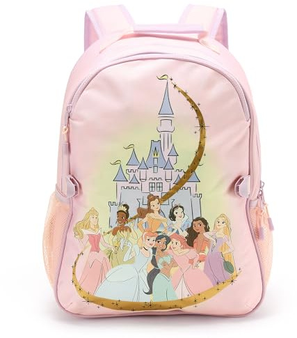 Disney Store Official, Sac à Dos Princesses Disney pour Enfants, Rentrée des Classes, Sac d'école Princesse, 40 x 30 x 12 cm