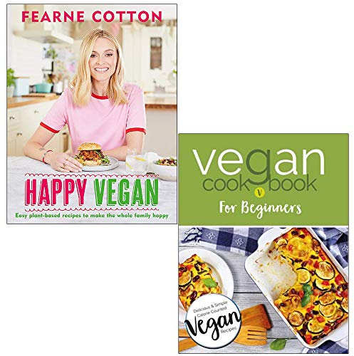Happy Vegan [Hardback] & Vegan Cookbook For Beginners 2 Books Collection Set