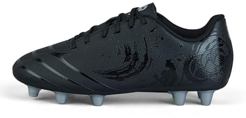 Canterbury Unisex Phoenix Genesis Team Stiefel, Schwarz/Silber-Metallic, 45 EU