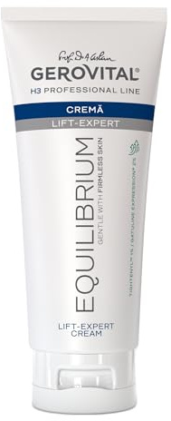 Lift-Expert Gesichtscreme – Straffende Anti-Falten Creme für reife Haut ab 30 | Regenerierende Pflege mit Hyaluron & Pflanzenölen | Gerovital H3 Equilibrium, 50 ml
