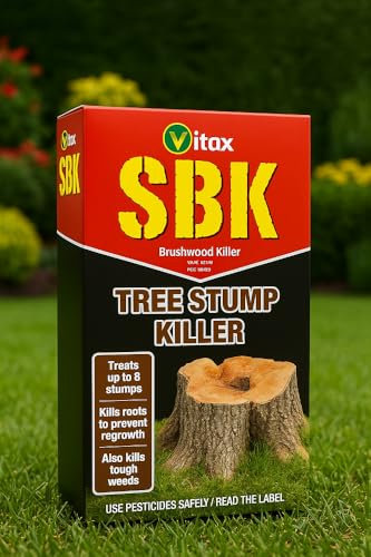 Vitax SBK Brushwood Killer, 250ml Concentrate, Tree Stump and Woody Weed Treatment, Glyphosate-free