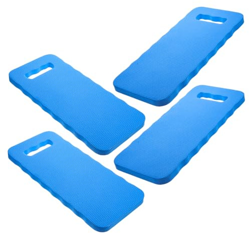 Kisangel Lot de 4 Coussins de Genoux en Eva 40x18x2 Cm pour Jardinage Extérieur, Tapis de Sol Antidérapant et Rembourré, Confort et Protection pour Travaux à Genoux en Plein Air