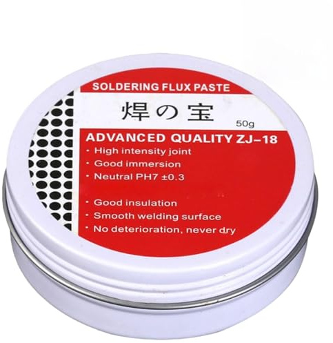 50g Solder Flux Paste,Flux Soldering Paste,No-Clean Solder Flux Paste,Soldering Flux for Mobile Phones,Mechanic Solder Tin Paste,Flux Paste,Solder Flux Paste for Home Appliances,Computer Motherboard
