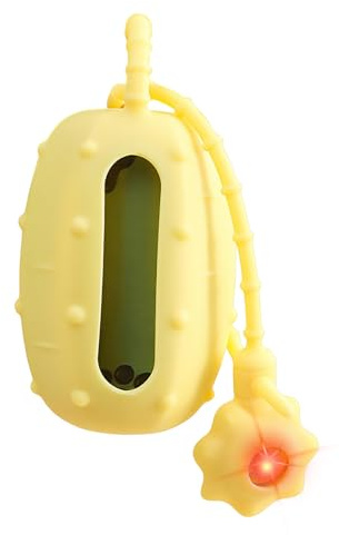 Porta Bolsas Para Heces De Perro - Portabolsas Cactus de Silicona - Dispensador De Bolsas Para Desechos De Mascotas Con Luz LED - para Paseos Parque Exteriores Playa Viajes