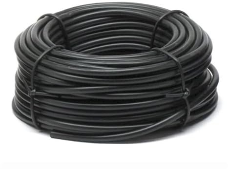 LoviStore Tubo Flessibile in Gomma per Abbeveratoi Ø 9 mm, Rotolo 100 m, Collegamento Idrico per Galline, Conigli, Polli e Volatili – Compatibile Attacco 10 mm, Giardinaggio