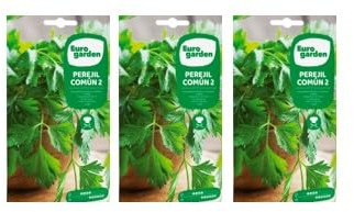 Semillas Perejil Común 2 (Pack 3 sobres x 15 gr) 45 gr Total
