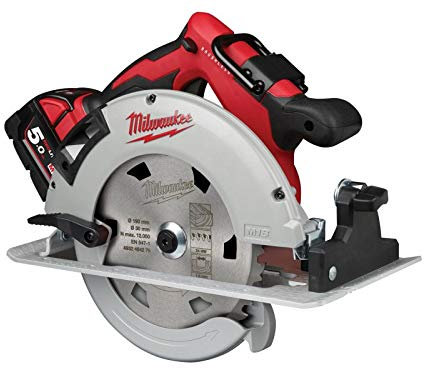 Milwaukee M18 BLCS66-502X Brushless Circular Saw 18V 2 x 5.0Ah Li-ion