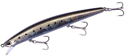 Duo Tide Minnow Lance 120S Ada0037 Sardine Noir - 12cm - 17.5g - Rattle - Sinking - Tide LAN 120 ADA0037