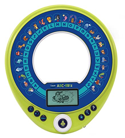 VTech ABC-Blitz – Interaktives, leuchtendes Buchstabenrad zum Lernen von Buchstaben, Lauten und Wörtern – Für Kinder von 4-7 Jahren