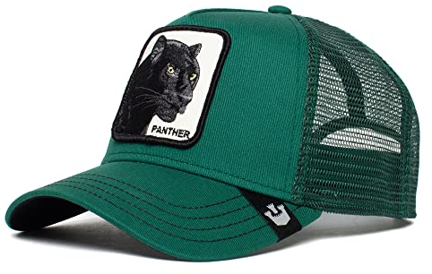 Goorin Bros. Unisex-Erwachsene Farm Fashion Color Adjustable Snapback Trucker Hat Baseballkappe, Green The Panther, Einheitsgröße