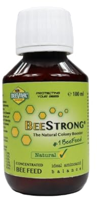 BeeStrong 100 ml Bienenfutter Bienenstock-Booster Eiweiß Brutnest Verbesserung starkes Bienenvolk perfekte Kombination mit VarroMed Imkerei Bienen Imker