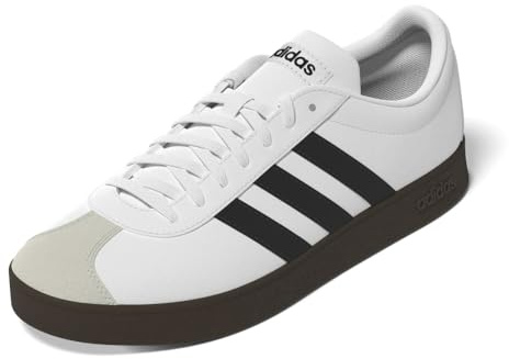 adidas Women's Vl Court Base Shoes, FTWR White/Core Black/Grey One, 5.5 UK