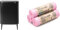 Brabantia Bo Touch Bin Hi - 2 x 30L Inner Buckets (Matt Black) Large Waste/Recycling Kitchen Bin - Soft-touch & Relevo 100% Recycled Scented Bin Liners, Heavy Duty 30L, 45 Bin Bags