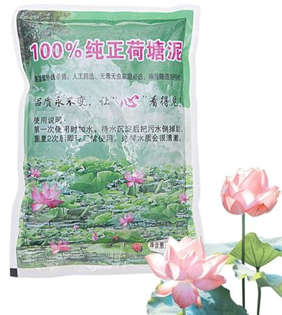 Lodo de estanque de loto, Suelo arcilloso de nutrición para plantas acuáticas, Fertilizante para plantas, Medios de cultivo para cultivo de semillas