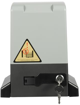 Azionamento scorrevole per porta del garage, 370 W, set di azionamento automatico per porta del garage da 12 m, portata massima di 600 kg, adatto per scuole e fabbriche, cremagliera non inclusa