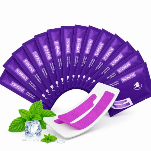 Tiras Blanqueadoras Dientes morado – Refresca Respiración, Resultados Rápidos – Ilumina la Sonrisa – Ideal para Uso Diario