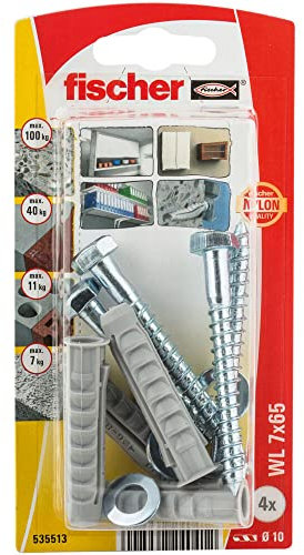 fischer - Blister Wl 7X60 K / (Blister de 4 Uds), 535513