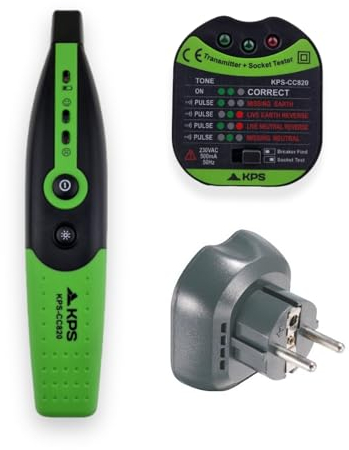 KPS-CC820 Comprobador de enchufes y localizador de protecciones