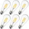 LVWIT 7.5W LED Glühbirne E27 Warmweiß erstezt 75W, Filament Retro Lampe 1055 lm, 2700K Warmweiß für Nostalgie und Retro Beleuchtung im Haus Café Bar (6er Pack)